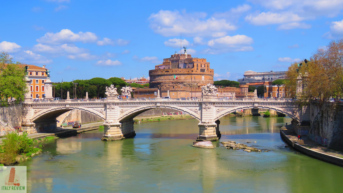 Ponte Vittorio Emanuele II in Rome, Italy